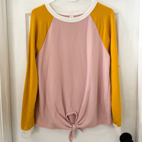 Old Navy Sweaters - 3/$15! Color Block Tie Front Sweater